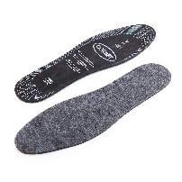 Универсальные зимние стельки с покрытием из войлока и основой из латексной пены с добавлением активированного угля для предотвращения запаха в обуви, арт.1261